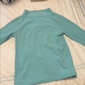 Dudley Stephens Women’s Light Teal Mock Neck Long Sleeve Fleece Top